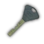 Gas station office key