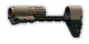 AR-15 TROY M7A1 PDW stock (FDE)