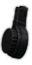 HK MP5 9x19 X Products X-5 50-round drum magazine