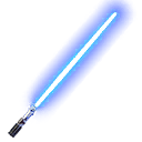 Luke's Blue Lightsaber