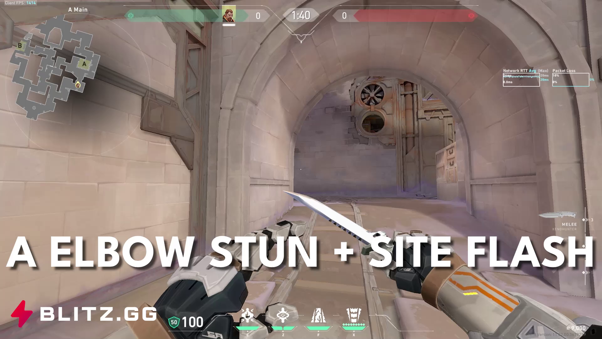 A Elbow Stun + Site Flash