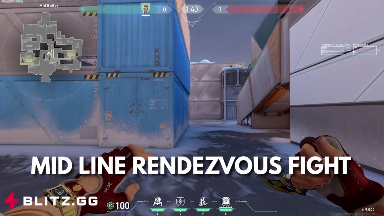 Mid Line Rendezvous Fight 