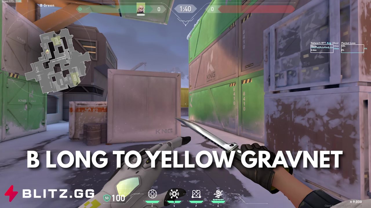 B Long to Yellow Grav Net