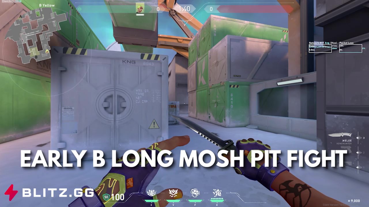 Early B Long Mosh Pit Fight