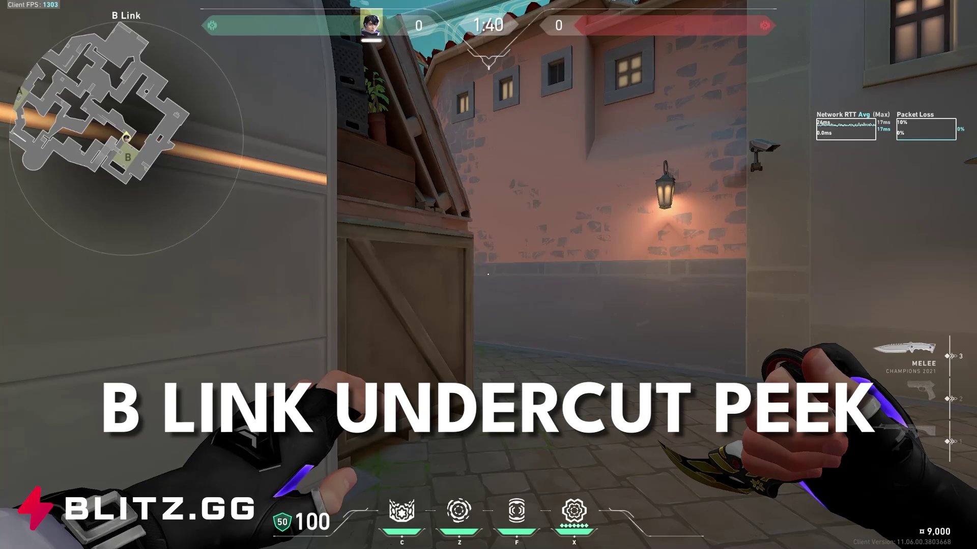 B Link Undercut Peek