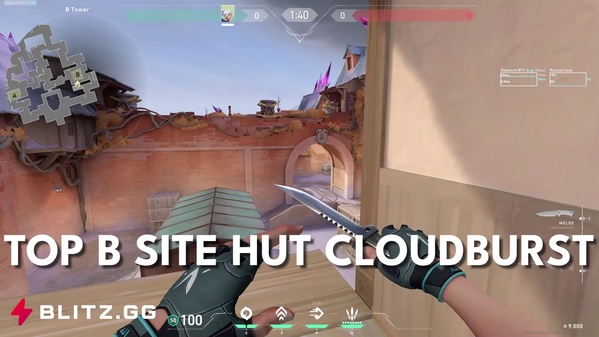 Top B Site Hut Cloudburst Fight