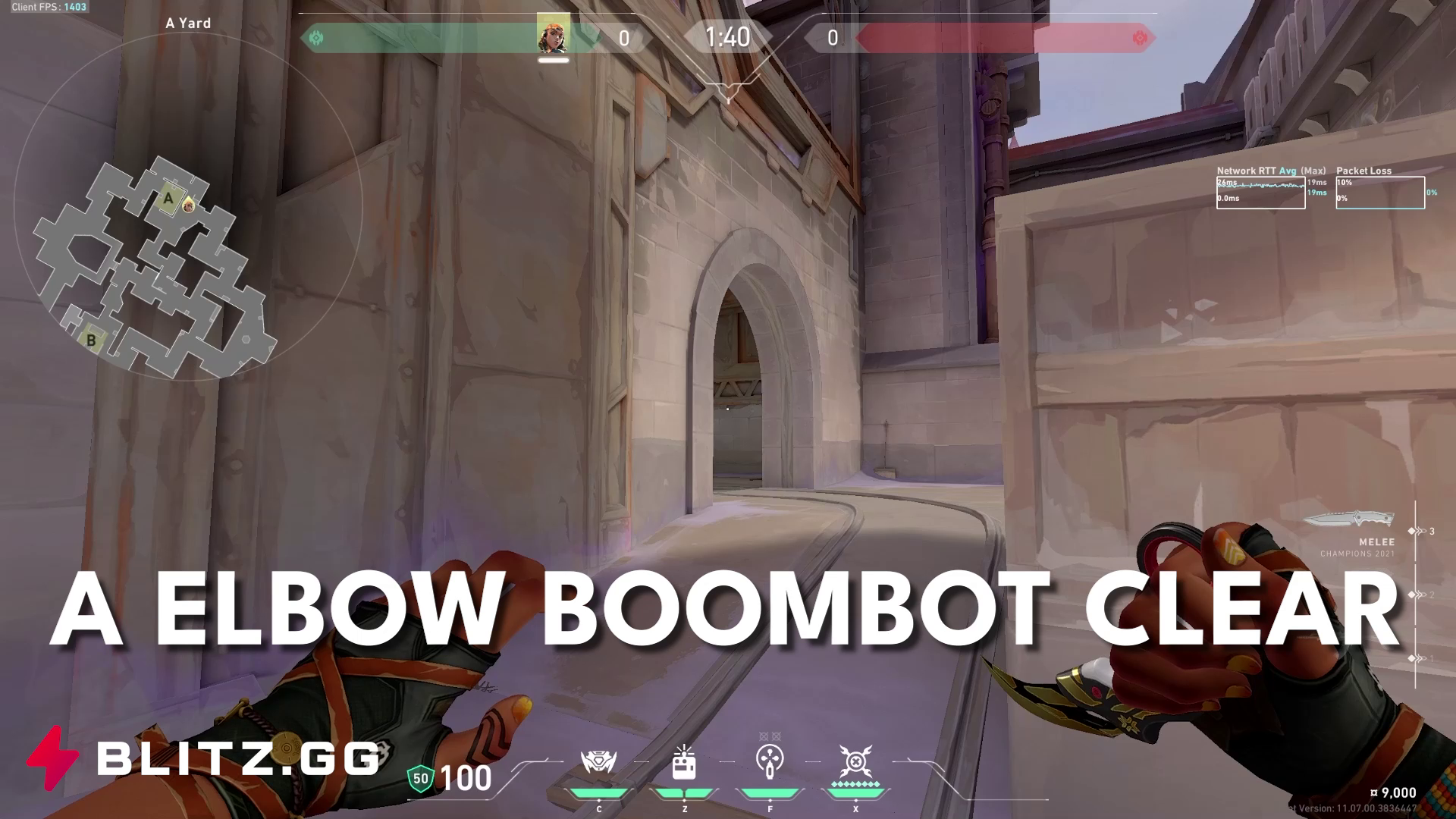 A Elbow Boom Bot Clear to Execute Site