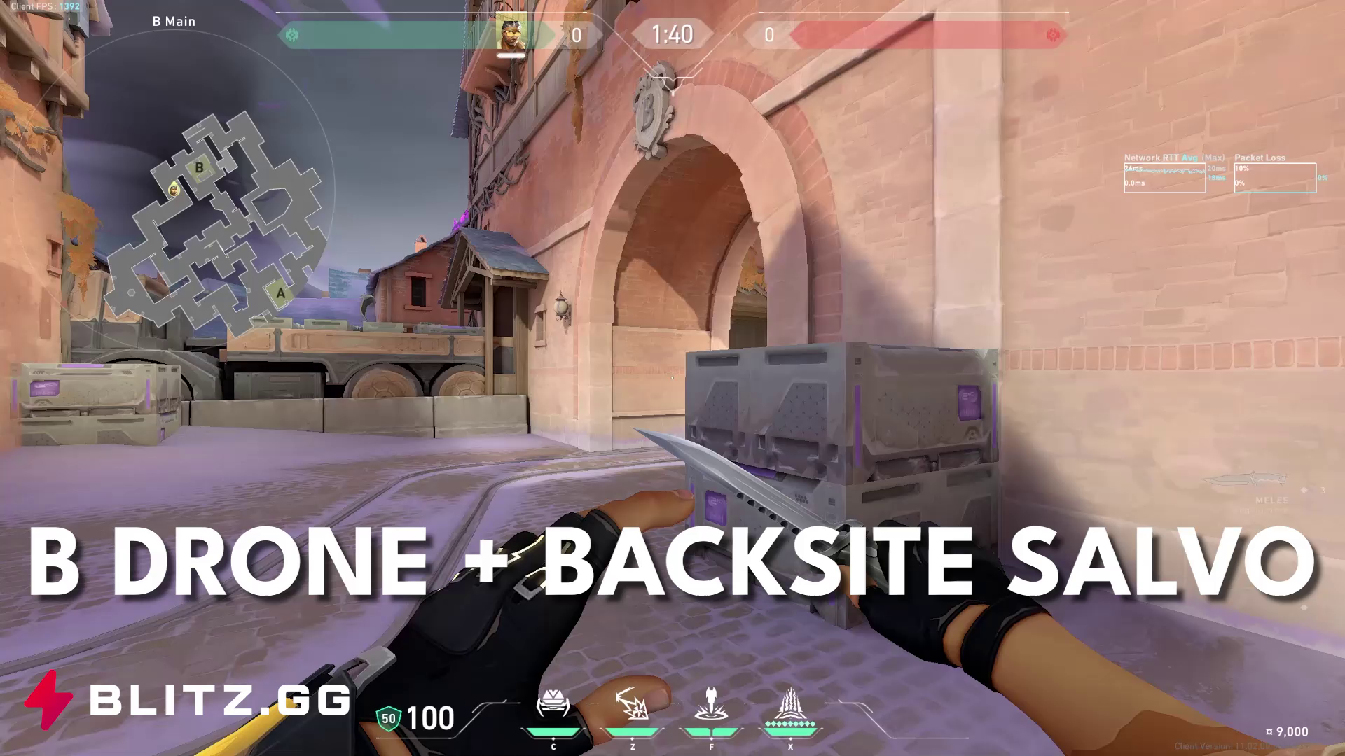 B Drone + Backsite Salvo