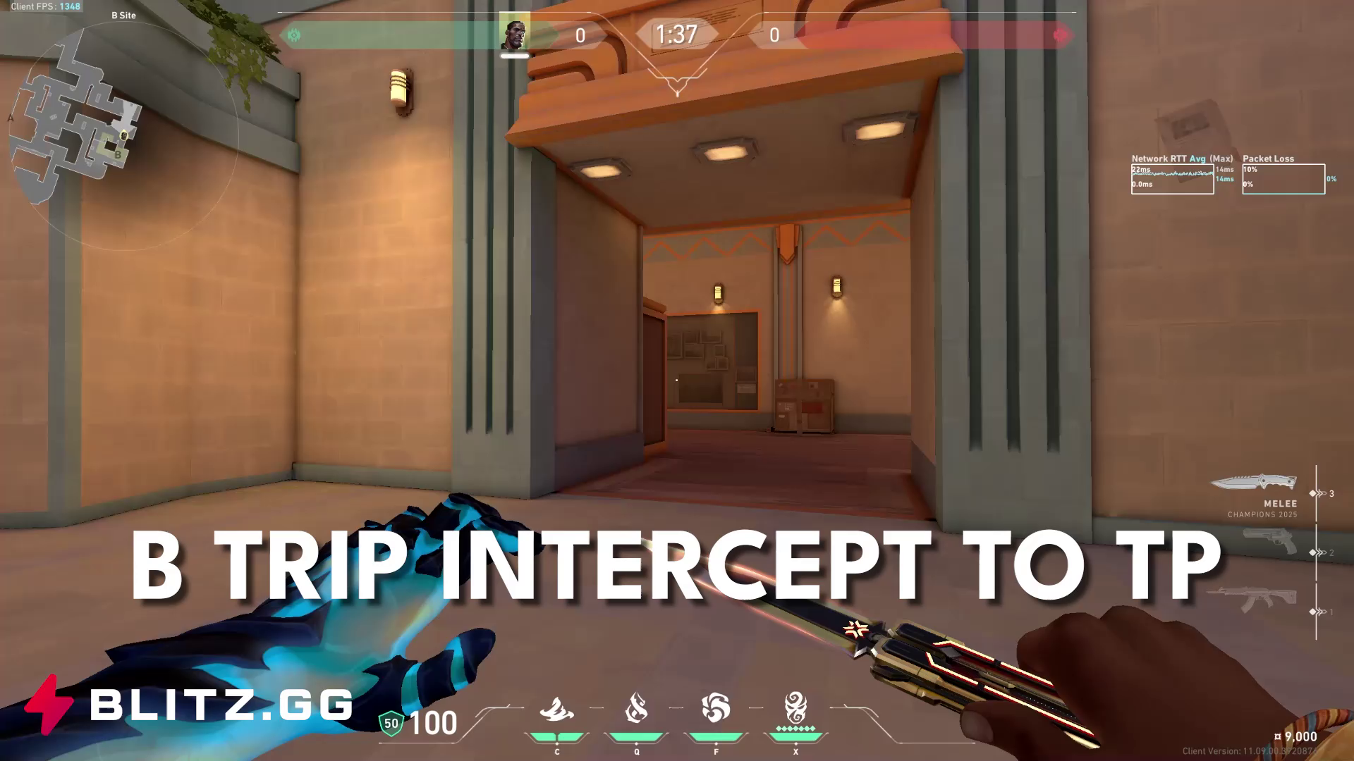 B Main Chokehold And Interceptor + TP to Site Hold