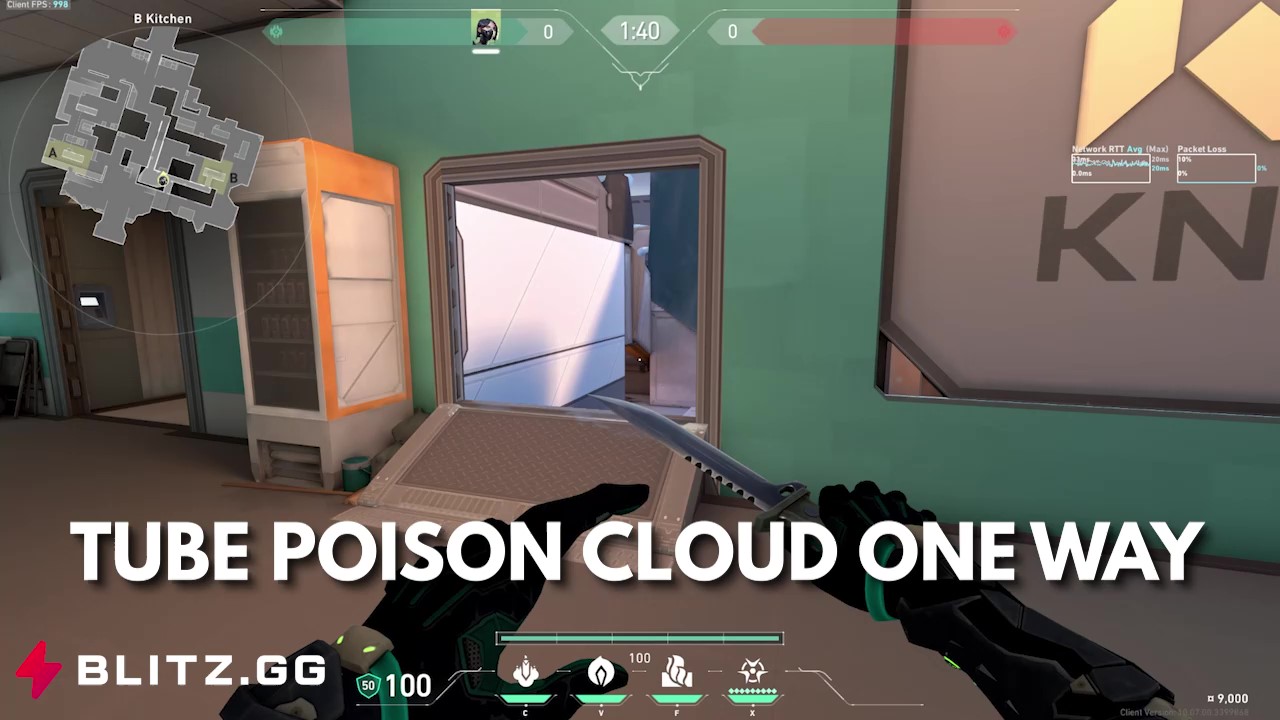 Mid Tube Poison Cloud Hold + One Way 