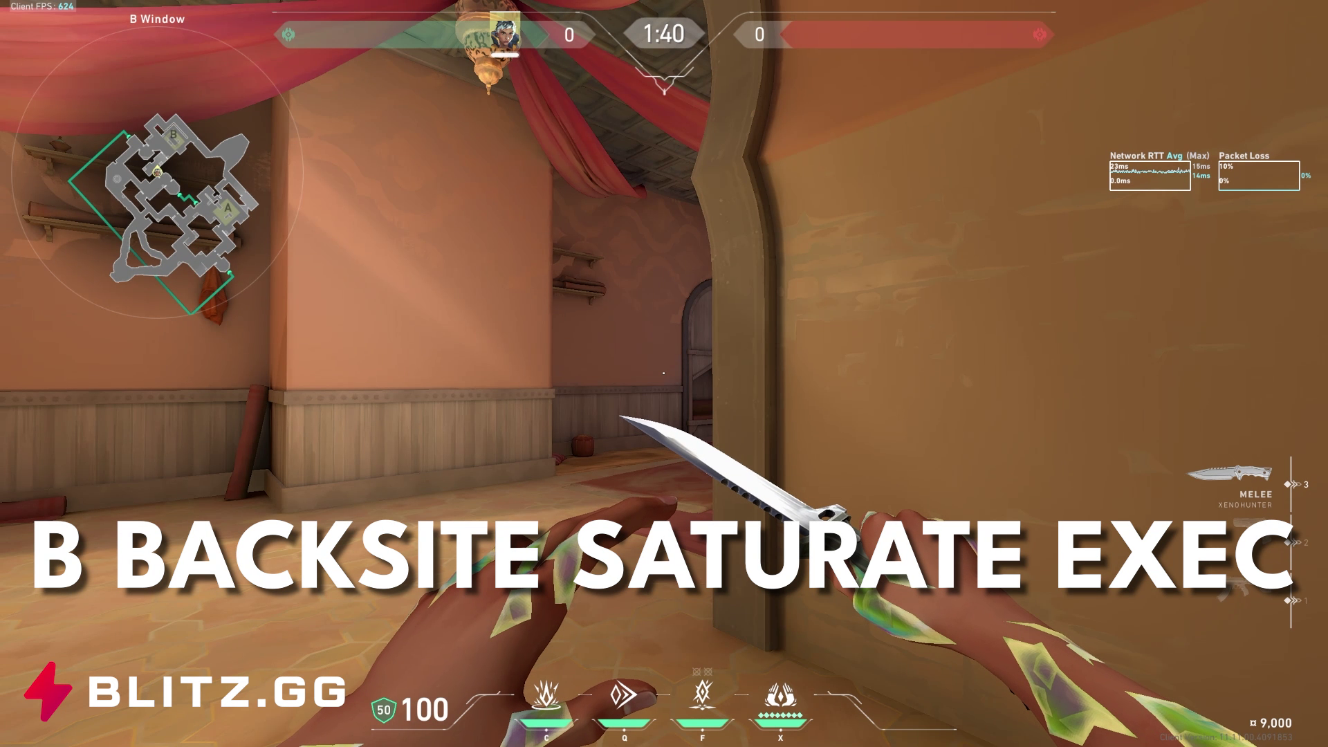 B Backsite Dash + Saturate Execute