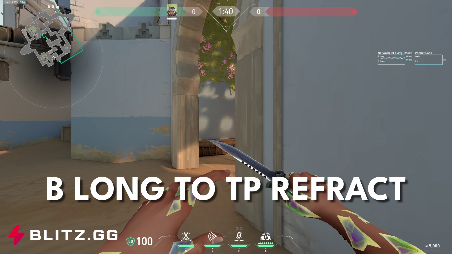 B Long to Teleporter Refract Saturate