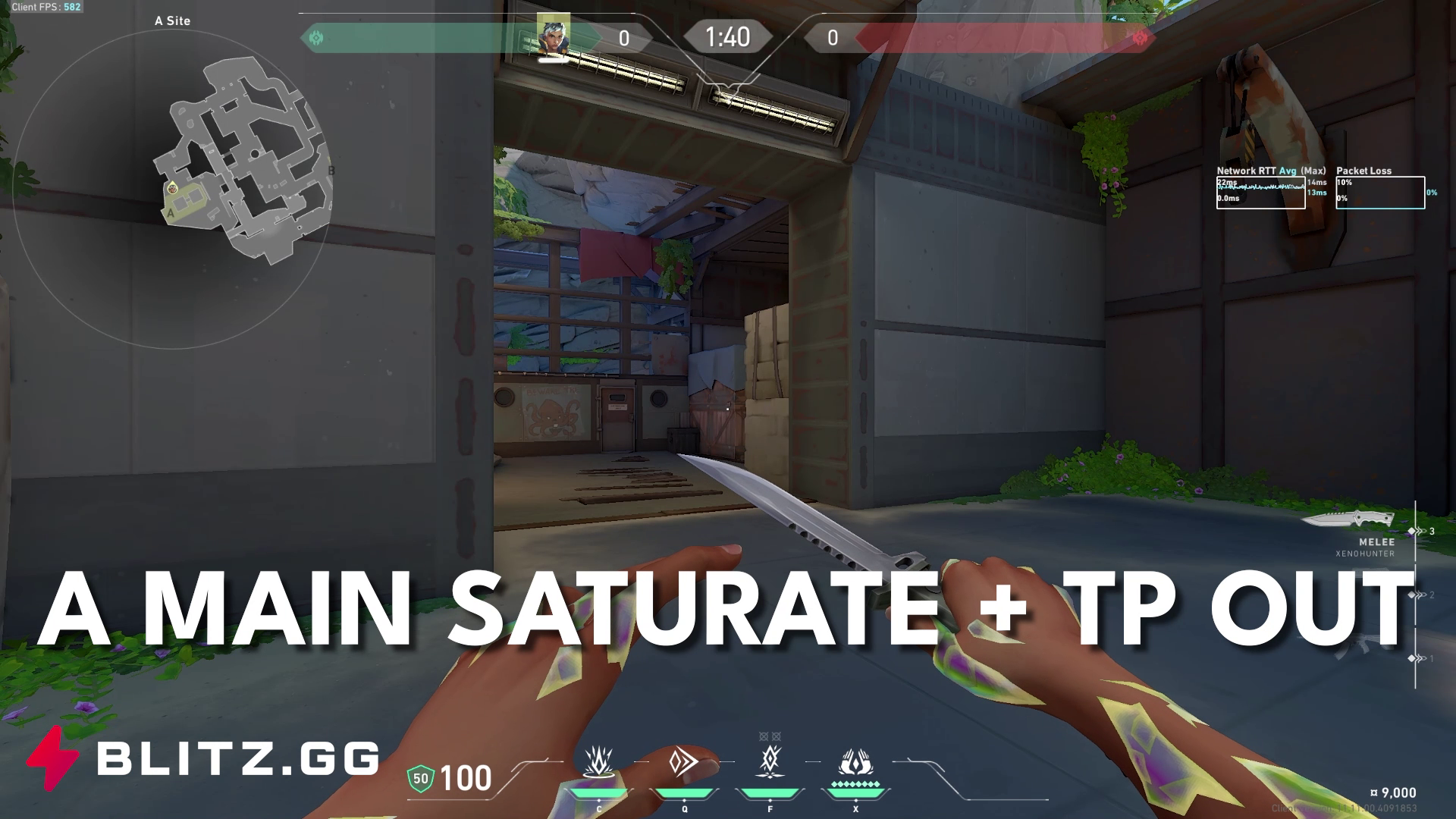 A Main Saturate + Lightspeed Out