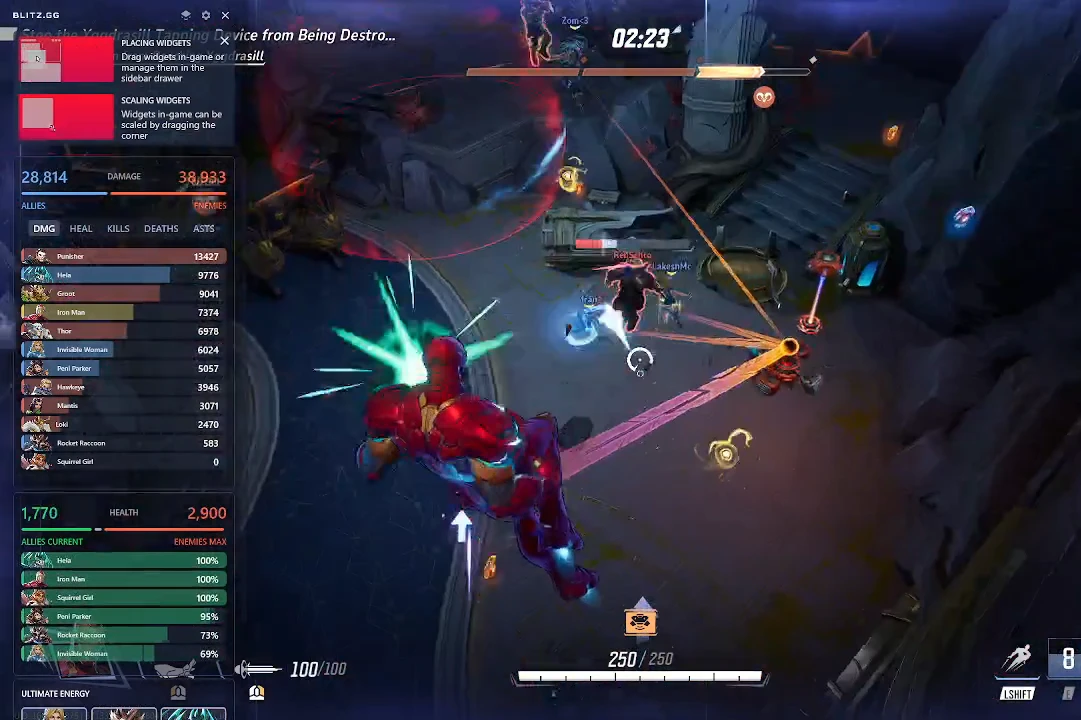 Demo of Marvel Rivals overlay