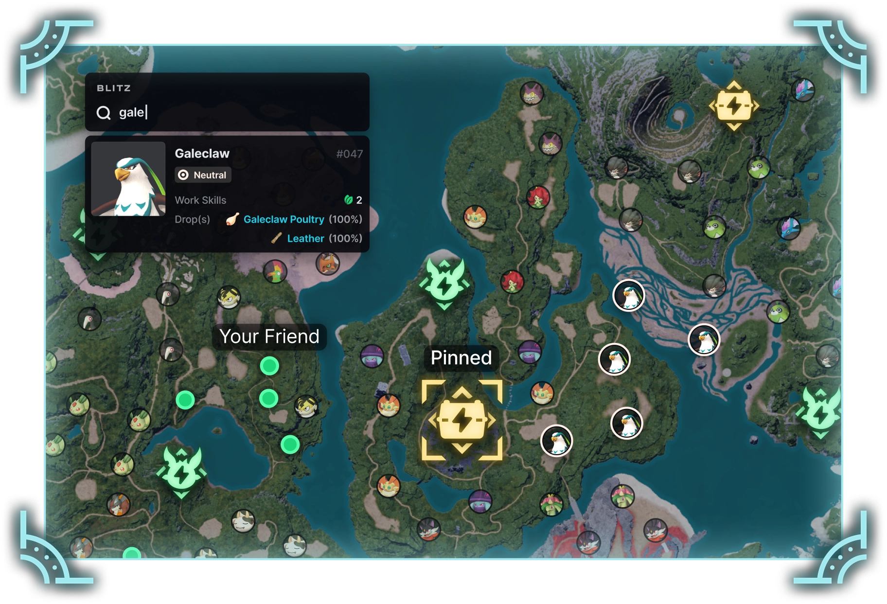 Demo of palworld map overlay